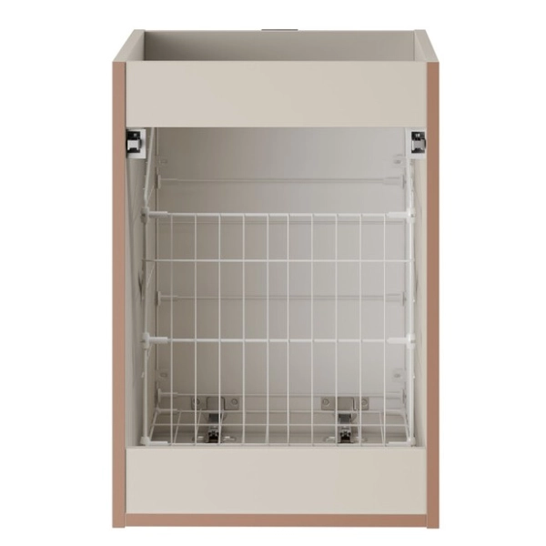 Szafka z koszem na pranie 40 cm kaszmirowy mat BELLA CASHMERE 81-40-1DK, Comad